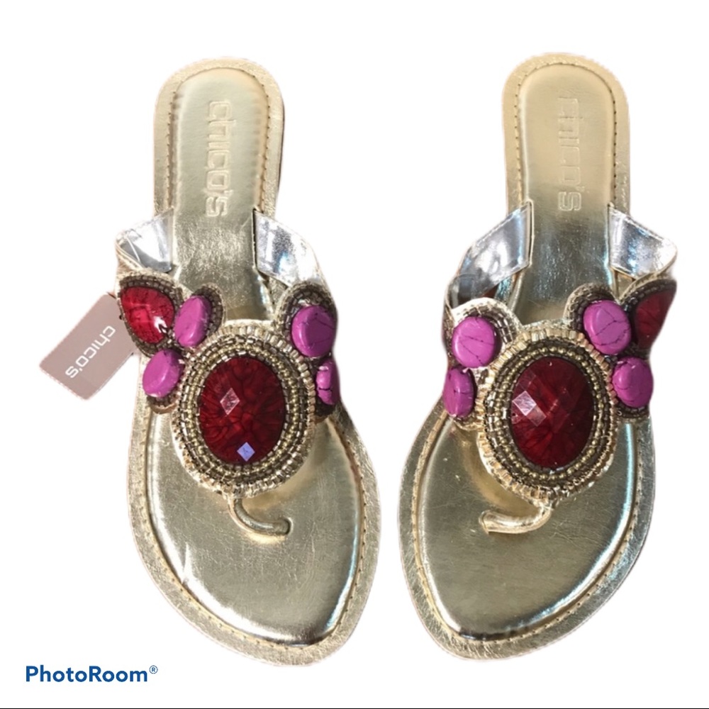 NWT Chico’s Ramona Gabe bengali sandal size 7